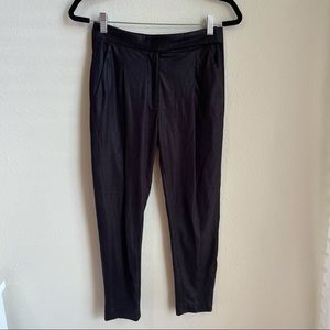 AllSaints Silk Cedie Plea Metallic Trouser